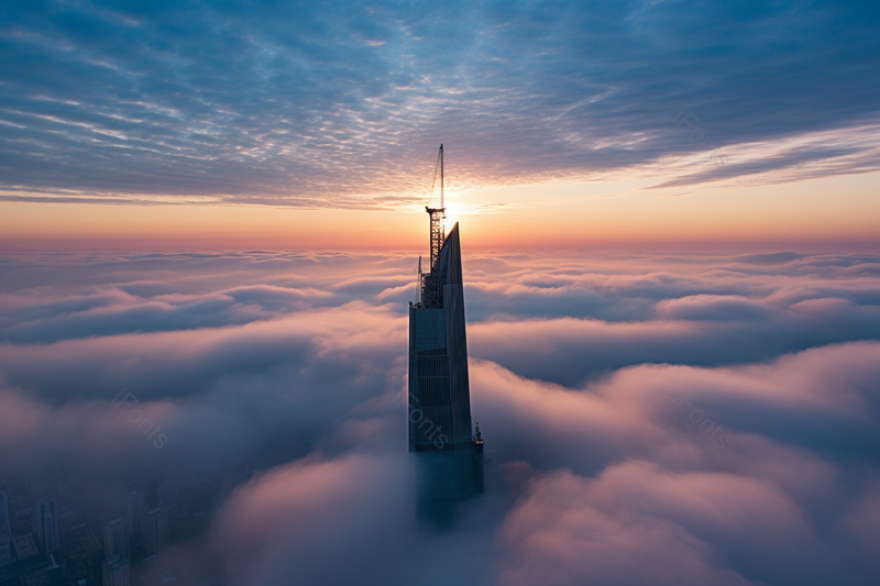 大气航拍城市高楼之景观,高清,摄影图,摄影图片,图片大全,摄影图免费下载